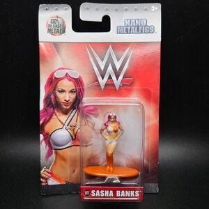 WWE Nano Metalfigs Sasha Banks W17 Die-Cast Figure Jada 2017